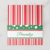 Wacky Christmas Plaatskaartje (Buitenkant ongevouwen)