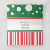 Wacky Christmas Plaatskaartje (Binnenkant ongevouwen)