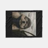 Wacky Dog Funny Dog Selfie Lot Jet Fighter Airplan Fleece Deken (Voorkant (Horizontaal))