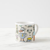 Wacky Doodles:  tekenset Espresso Kop (Voorkant rechts)