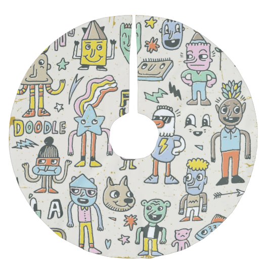 Wacky Doodles: tekenset Kerstboom Rok (Voorkant)