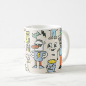 Wacky Doodles: tekenset Koffiemok (Voorkant rechts)