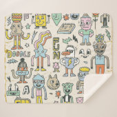 Wacky Doodles: tekenset Sherpa Deken (Voorkant (horizontaal))