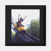 Wacky Horse Riding Roller Coaster Meme Internet Fu Magneet (Voorkant)