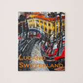 Wacky Lugano Zwitserland Legpuzzel (Verticaal)