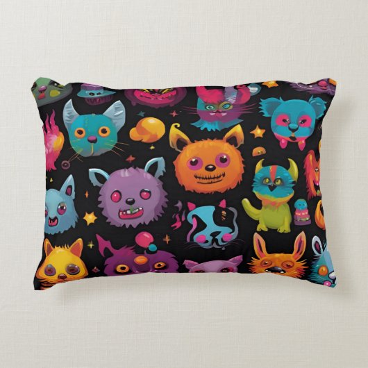 Wacky monster accent kussen (Voorkant)