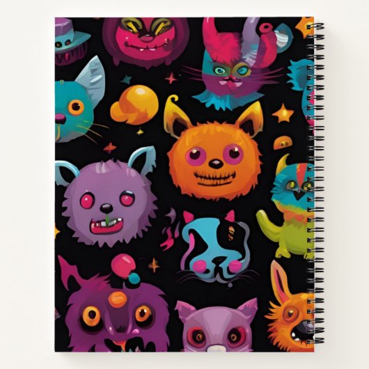 Wacky monster notitieboek (Achterkant)