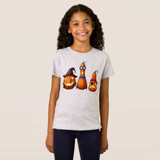 Wacky Pumpkins 1 T-shirt (Voorkant volledig)