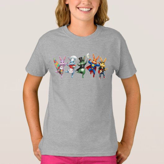 Wacky Rabbits Surfer T-shirt (Voorkant)