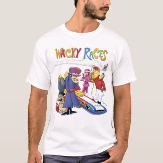 Wacky Races 60s 70s 90s 80s Cartoon Scifi Retro T-shirt