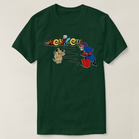 Wacky Races Donker T-shirt (Design voorkant)