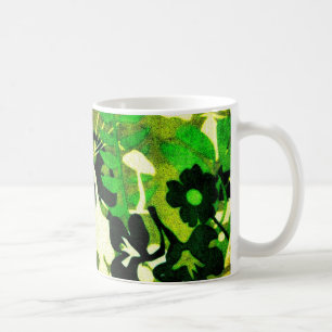 Wacky Retro Floral 1 Koffiemok