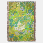 Wacky Retro Floral 2 Deken (Voorkant Verticaal)
