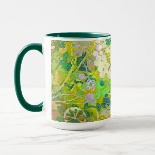 Wacky Retro Floral 2 Mok (Links)