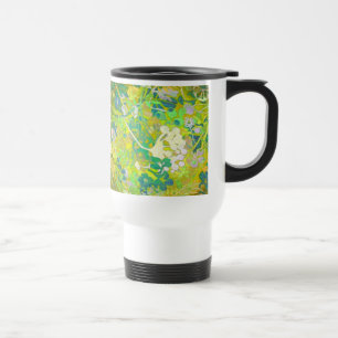 Wacky Retro Floral 2 Reisbeker