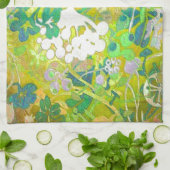 Wacky Retro Floral 2 Theedoek (Gevouwen)