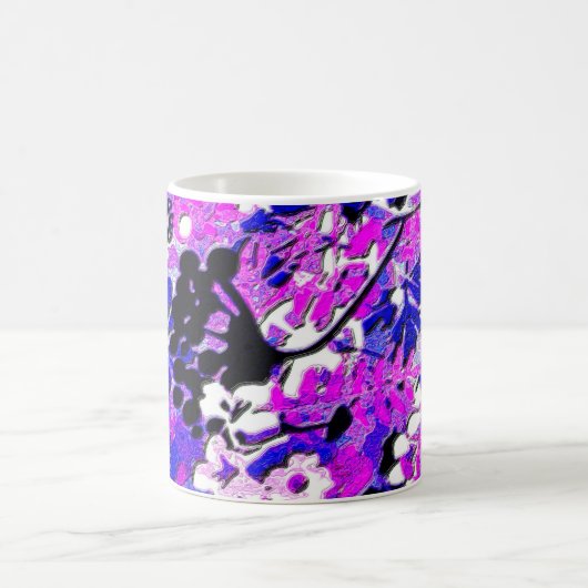 Wacky Retro Floral Koffiemok (Center)