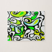 Wacky Retro Swirl 3 Legpuzzel (Horizontaal)