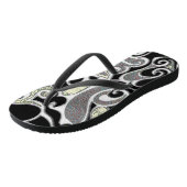 Wacky Retro Swirl Teenslippers (Schuin)