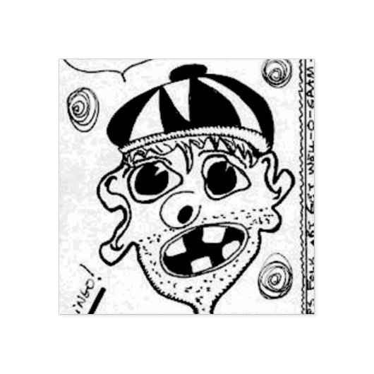 Wacky Rubber Stamp Rubberstempel (Afrduk)