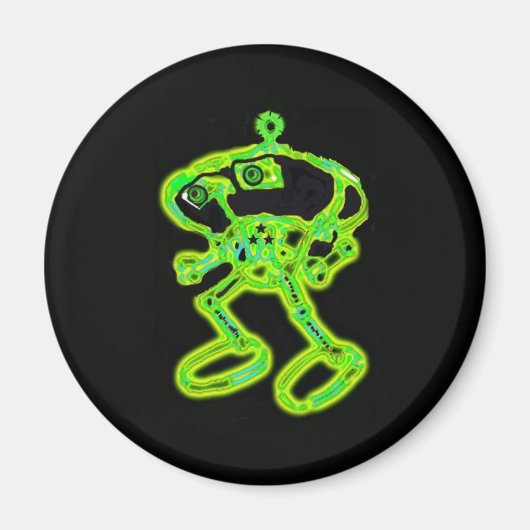 Wacky Smacky! Robot MagNEAT-O! Magneet (Voorkant)