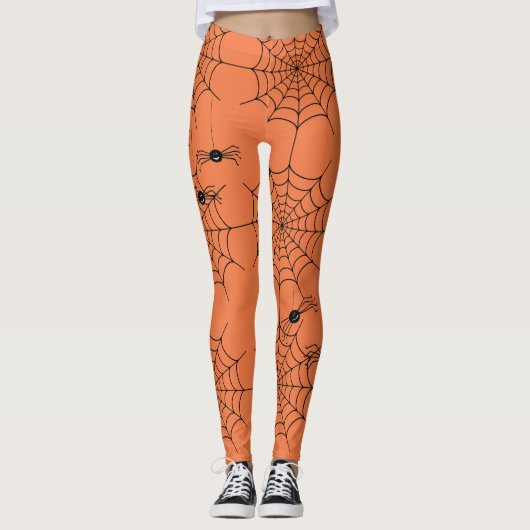 Wacky Spiders Halloween Leggings (Voorkant)