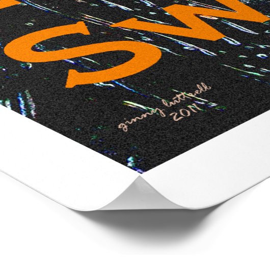 Wacky Travel Posters - Lugano Zwitserland (Hoek)