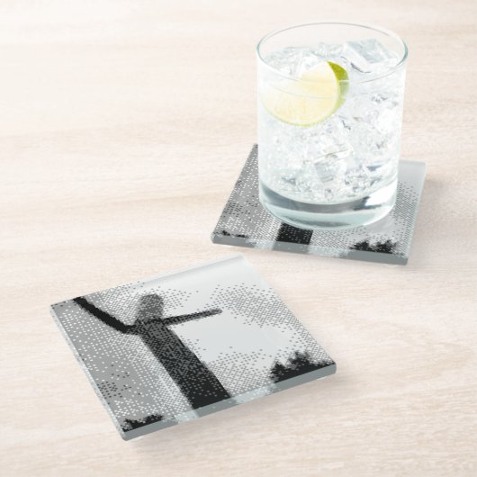 WACKY WAVING OPBLAASBARE ARM FLAILING TUBEMAN GLAZEN ONDERZETTER (Schuin)