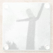 WACKY WAVING OPBLAASBARE ARM FLAILING TUBEMAN GLAZEN ONDERZETTER (Achterkant)