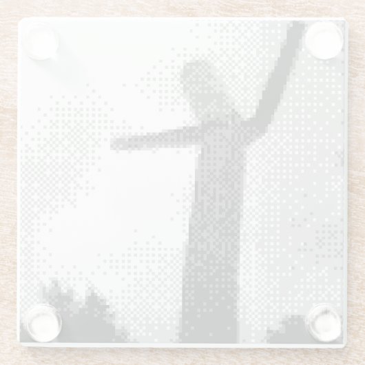 WACKY WAVING OPBLAASBARE ARM FLAILING TUBEMAN GLAZEN ONDERZETTER (Achterkant)