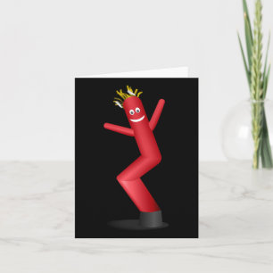Wacky Wavy Opblaasbare Tubeman Danser Kleding Kaart