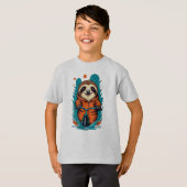 "Wacky Wheels: Dierlijke avonturen op fietsen" T-shirt (Voorkant volledig)