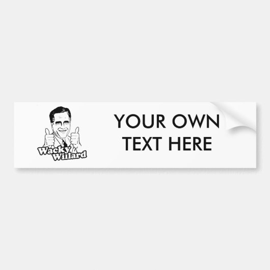 Wacky Willard.png Bumpersticker (Voorkant)
