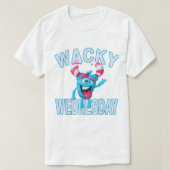 WACKY WOENSDAG Kleding voor mismatch dag T-shirt (Design voorkant)