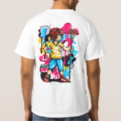 Wackylax Lacrosse Character T-shirt (Achterkant)
