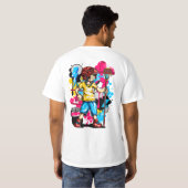 Wackylax Lacrosse Character T-shirt (Achterkant volledig)
