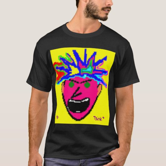 Wackywallyart, denk je? t-shirt (Voorkant)