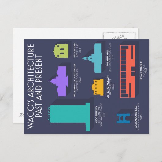 Waco Architecture Briefkaarten (Voorkant / Achterkant)