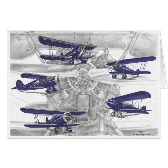 Waco Biplane (Voorkant Horizontaal)