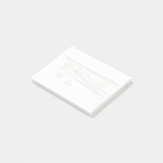 Waco Biplane Post-it® Notes (Schuin)