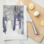 Waco Biplane Theedoek (Quarter Fold)