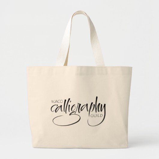Waco Calligraphy Guild bag Grote Tote Bag (Voorkant)