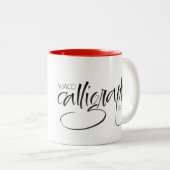 Waco Calligraphy Guild mok (Voorkant rechts)