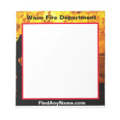 Waco Fire Department notitieblok (Voorkant)