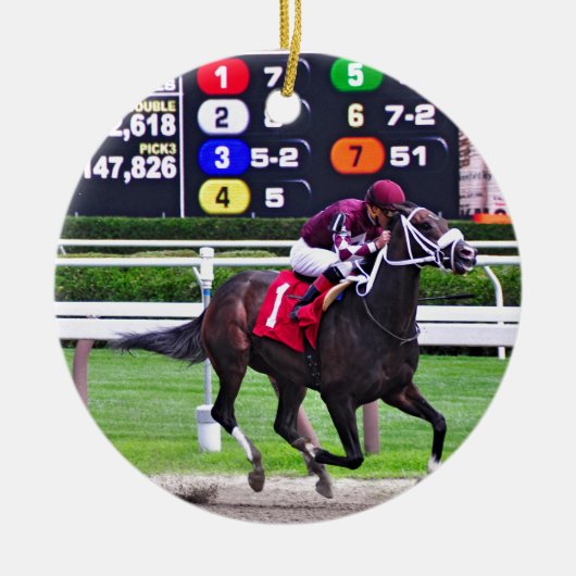 Waco met Jose Ortiz Keramisch Ornament (Voorkant)