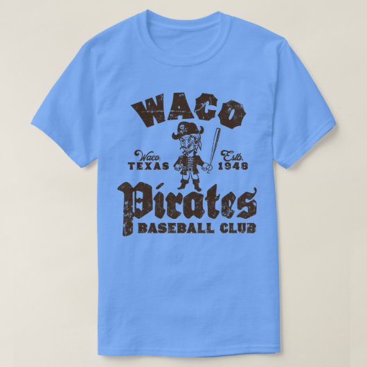 Waco Pirates Honkbal T-shirt (Design voorkant)