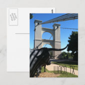 Waco Suspension Bridge Briefkaart (Voorkant / Achterkant)