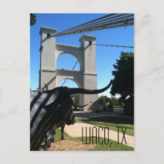 Waco Suspension Bridge Briefkaart