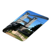 Waco Suspension Bridge Briefkaart Magneet (Linkerzijde)