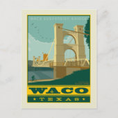 Waco, Texas Briefkaart (Voorkant)